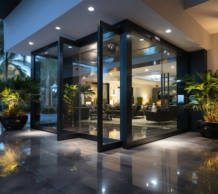 درب لولایی محوری